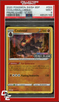 Black Star Promo Coalossal SWSH024 Rebel Clash Prerelease STAFF PSA 9

