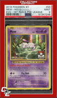 XY Evolutions Mew 53 Holo 1st Place Pokemon League PSA 9
