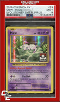 XY Evolutions Mew 53 Holo 2nd Place Pokemon League PSA 9

