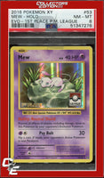XY Evolutions Mew 53 Holo 1st Place Pokemon League PSA 8
