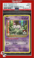 XY Evolutions Mew 53 Holo 2nd Place Pokemon League PSA 9
