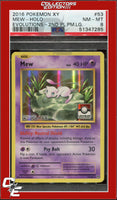 XY Evolutions Mew 53 Holo 2nd Place Pokemon League PSA 8

