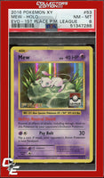 XY Evolutions Mew 53 Holo 1st Place Pokemon League PSA 8
