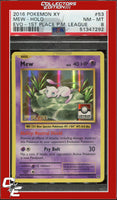 XY Evolutions Mew 53 Holo 1st Place Pokemon League PSA 8

