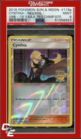 Ultra Prism 119a Cynthia Reverse Foil 2019 Regional Championships STAFF PSA 9
