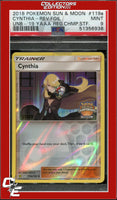Ultra Prism 119a Cynthia Reverse Foil 2019 Regional Championships STAFF PSA 9
