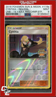 Ultra Prism 119a Cynthia Reverse Foil 2019 Regional Championships STAFF PSA 9
