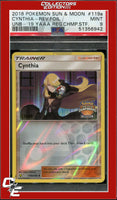 Ultra Prism 119a Cynthia Reverse Foil 2019 Regional Championships STAFF PSA 9
