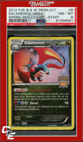 Dragon Vault Salamence 8 Holo Crosshatch 2013 Spring Regional STAFF PSA 8
