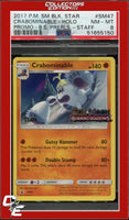 Black Star Promo Crabominable SM47 Holo Burning Shadows Prerelease STAFF PSA 8
