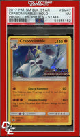 Black Star Promo Crabominable SM47 Holo Burning Shadows Prerelease STAFF PSA 7
