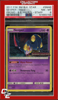 Black Star Promo Seviper SM46 Holo Burning Shadows Prerelease STAFF PSA 8
