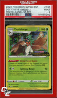 Black Star Promo Decidueye SWSH035 Darkness Ablaze Prerelease STAFF PSA 9
