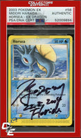 EX Dragon 58 Horsea Common MIDORI HARADA Autograph PSA Authentic
