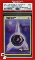 Call of Legends Psychic Energy 92 Holo Crosshatch Play! Pokemon PSA 7
