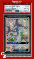 Hidden Fates SV59 Full Art Mewtwo GX PSA 8
