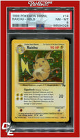 Fossil 14 Raichu Holo PSA 8
