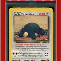 Gym Heroes 33 Rocket's Snorlax PSA 8