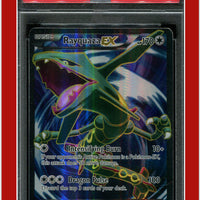 Roaring Skies 104 Full Art Rayquaza EX PSA 2