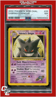 Gym Challenge 29 Sabrina's Gengar PSA 7
