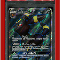 Sun & Moon 142 Full Art Umbreon GX PSA 10