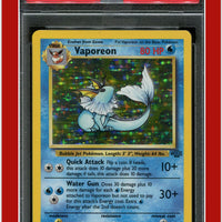 Jungle 12 Vaporeon Holo PSA 6