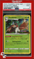 Black Star Promo Decidueye SWSH035 Darkness Ablaze Prerelease STAFF PSA 9

