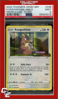 Black Star Promo Kangaskhan SWSH038 Darkness Ablaze Prerelease STAFF PSA 9
