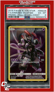 SM Black Star Promo SM228 Full Art Armored Mewtwo PSA 6