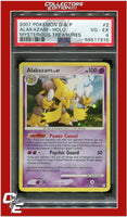 Mysterious Treasures 2 Alakazam Holo PSA 4
