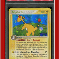 EX Unseen Forces 1 Ampharos Reverse Foil PSA 6