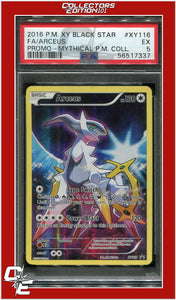 XY Black Star Promo XY116 Full Art Arceus PSA 5