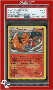 Generations Radiant Collection RC5 Charizard PSA 7