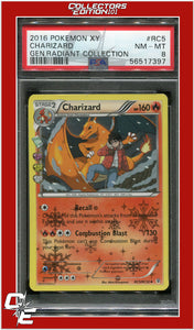 Generations Radiant Collection RC5 Charizard PSA 8