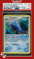 Black Star Promo Clawitzer XY146 Holo Steam Siege Prerelease STAFF PSA 5

