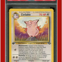 Jungle 17 Clefable 1st Edition PSA 7