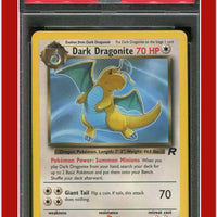 Team Rocket 22 Dark Dragonite PSA 7