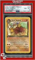 Team Rocket 23 Dark Dugtrio 1st Edition PSA 8
