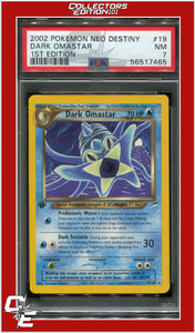 Neo Destiny 19 Dark Omastar 1st Edition PSA 7