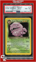 Team Rocket 14 Dark Weezing Holo PSA 8
