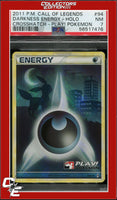 Call of Legends Darkness Energy 94 Holo Crosshatch Play! Pokemon PSA 7
