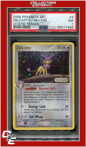 EX Legend Maker 4 Delcatty Reverse Foil PSA 7