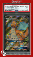 Unified Minds 229 Full Art Dragonite GX PSA 9
