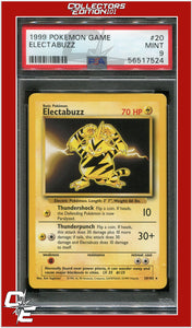 Base Set 20 Electabuzz PSA 9