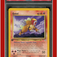 Neo Revelation 1st Edition 17 Entei PSA 7