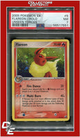 EX Unseen Forces 5 Flareon Holo PSA 7
