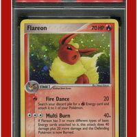 EX Unseen Forces 5 Flareon Holo PSA 7