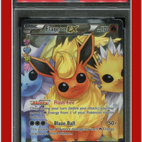 Generations Radiant Collection RC28 Full Art Flareon EX PSA 8