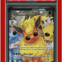 Generations Radiant Collection RC28 Full Art Flareon EX PSA 8