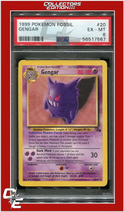 Fossil 20 Gengar PSA 6